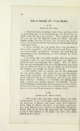 Rom als Republik 509 - 31 vor Christus