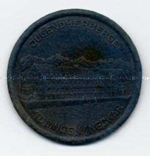 Deutsches Jugendherbergswerk, "Jugendherberge Tübingen/Neckar", Reichsstraßensammlung zum Reichswerbe- und Opfertag des RV-DJH vom Mai 1938
