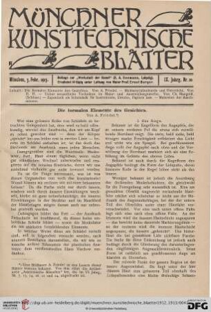 9: Die formalen Elemente des Gesichtes, [1]