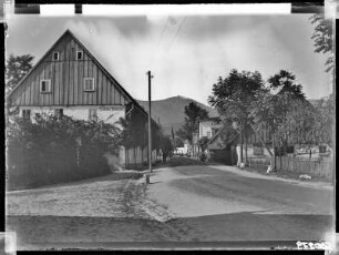 Riesengebirge, Dorfstraße Krummhübel