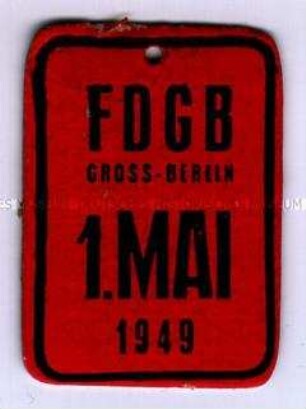 1. Mai 1949, FDGB