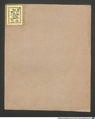Von ordenung Gottis diennst y[n]n der gemeyne