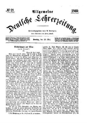 Mittheilungen aus Wien