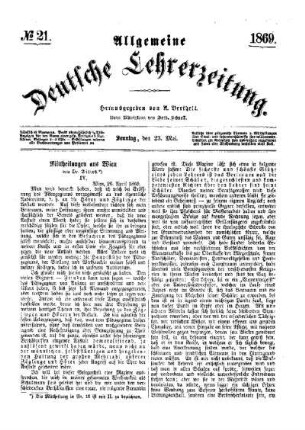Mittheilungen aus Wien