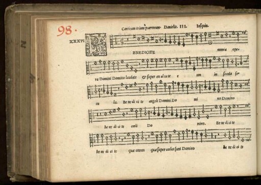 36. [= 98.] Benedicite omnia opera