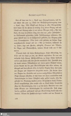 Geschäftsjubiläum