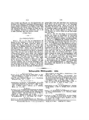 Pädagogische Bibliographie : 1852