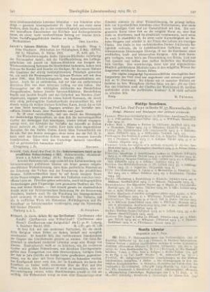 541-542 [Rezension] Hilbert, Gerhard, Ersatz für das Christentum! Christentum oder Kunst? Christentum oder Wissenschaft? Christentum oder Moral? Christentum oder Religiosität?