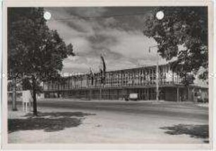 Stuttgart, Ausstellungsgebäude, Killesberg, Eingang