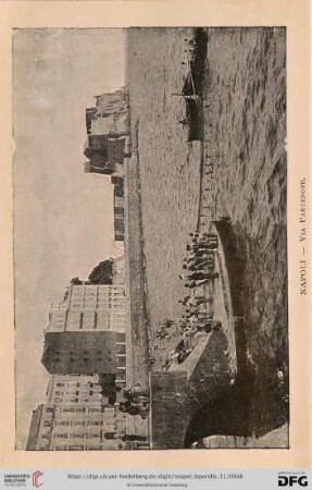 Napoli – Via Partenope. – Rue Partenope. – Via Partenope. – Via Partenope.