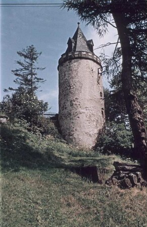 Erzgebirge. Blick auf einen Turm