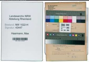 Entnazifizierung Max Haarmann , geb. 00.00.0000 ()