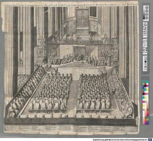 Dioecesana Synodi Generalis Ratisbonensis habita 1650. 5. Julij, sub Illmo et Rmo Dno. Dno. Francisco Guilielmo Episcopo Ratisbonensi, Sac. Rom. Imperij Principe Sessionis in loco tempore Synodi Delineatio