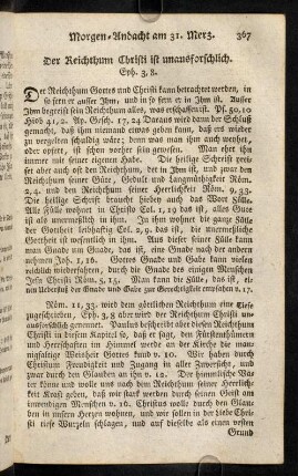 367-370, ...am 31. Merz.