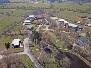 Bargfeld-Stegen: Luftbild des Heinrich-Sengelmann-Krankenhauses