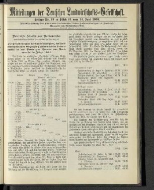 Beilage Nr. 23 zu Stück 24 vom 14. Juni 1902.
