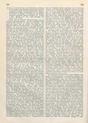 279-281 [Rezension] Kirsch, Johann Peter, Die Finanzverwaltung des Kardinalkollegiums im XIII. und XIV. Jahrhundert