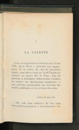 I La Fayette