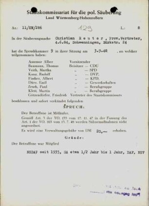 Reuter, Christian