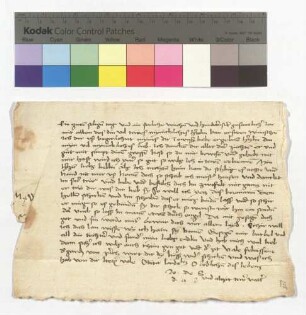 Jodocus Wind, an Magdalena von Suntheim, Klosterfrau zu Söflingen