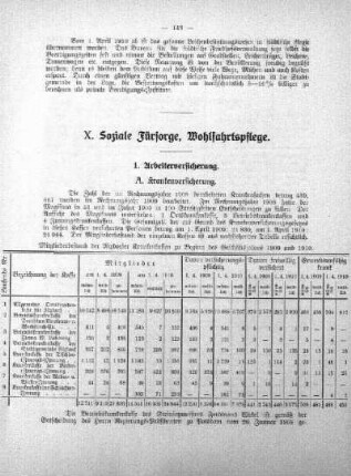 X. Soziale Fürsorge, Wohlfahrtspflege