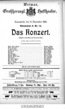 Das Konzert