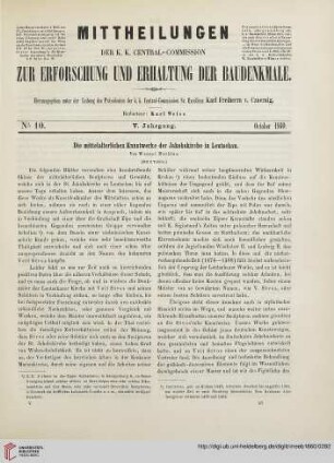 Nr. 10 (October 1860)