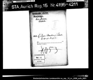 Der dem Conrad Joachim Martini aus Westerende gestattete Kramhandel in Südarle