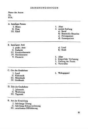 Erhebungsbogen