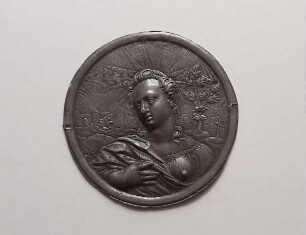 Runde Plakette "Der Glaube"