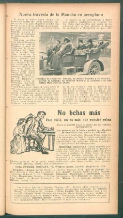 Nueva travesía de la Mancha en aeroplano