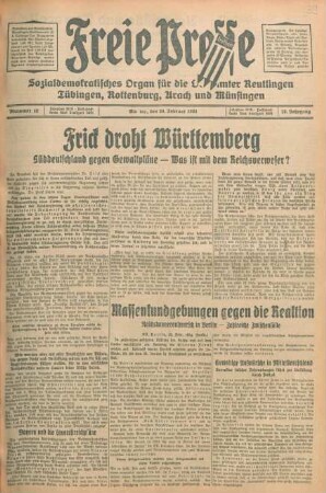 Freie Presse 1933 (Nr. 40)
