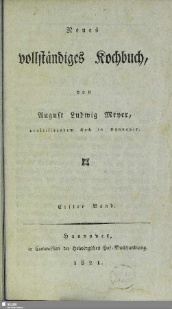 1: Neues vollständiges Kochbuch