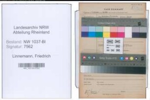 Entnazifizierung Friedrich Linnemann , geb. 05.03.1902 (Hausmeister)