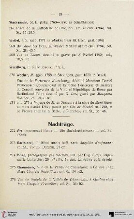 Nachträge (Nr. 272-304)