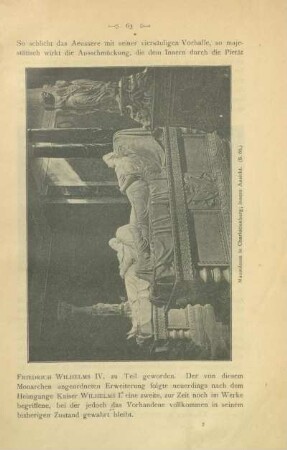 Mausoleum in Charlottenburg; innere Ansicht
