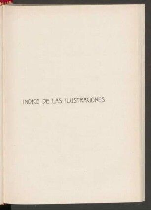 Índice de las ilustraciones