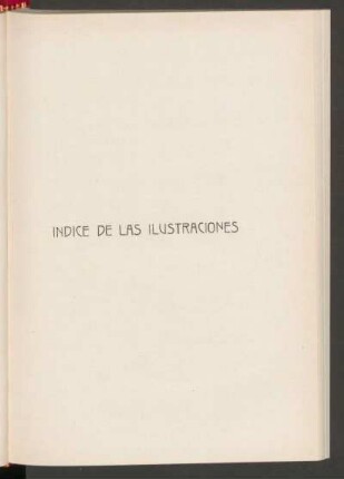 Índice de las ilustraciones
