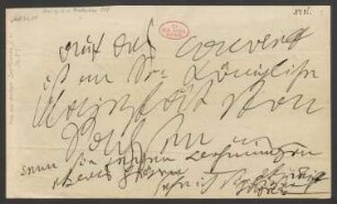 Brief an Anton Schindler : o.D. [Frühjahr 1824]