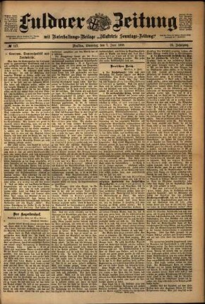 Ausgabe vom Dienstag, den 07. Juni 1898.