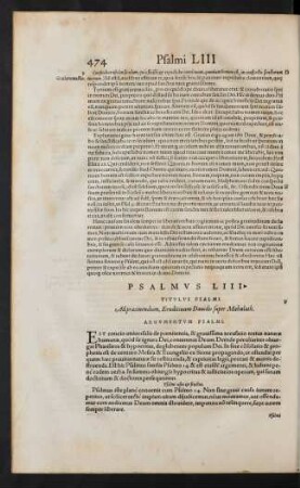 Psalmus LIII.