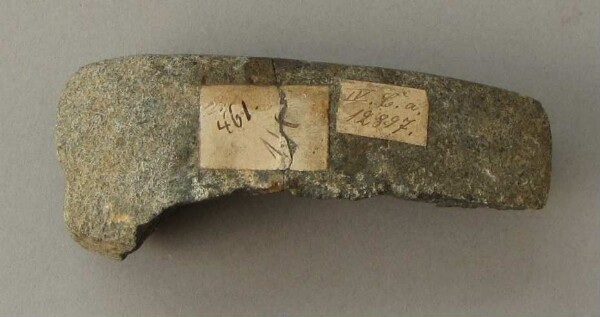 Stone axe blade (fragment)