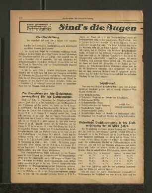 Dienstkleidung.