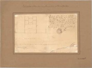 Bürklein, Friedrich; München; Schießstätte - Grundriss