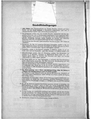 5. Geschäftsbedingungen