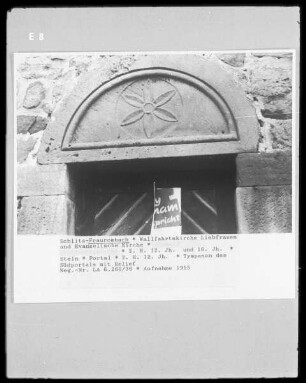Ehemalige Wallfahrtskirche Liebfrauen & Evangelische Kirche — Portal