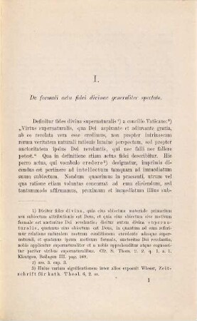 De actu fidei divinae : Dissertatio inauguralis