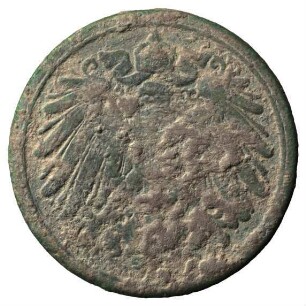 Fundmünze, Pfennig, 1896