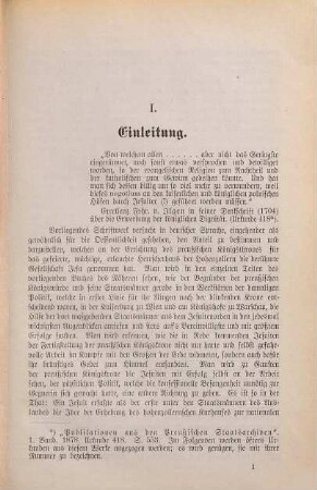 Der Anteil der Jesuiten an der Preußischen Königskrone von 1701 : nach den Akten des geheimen Staatsarchives ; eine preußische und deutsche Studie