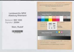 Entnazifizierung Rudolf Stein, geb. 01.11.1910 (Ingenieur)